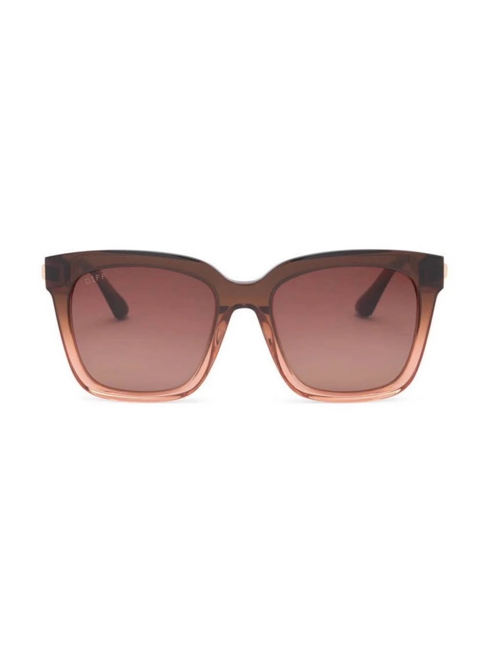 Diff Eyewear Bella Taupe Ombre Brown Polarized sunglasses